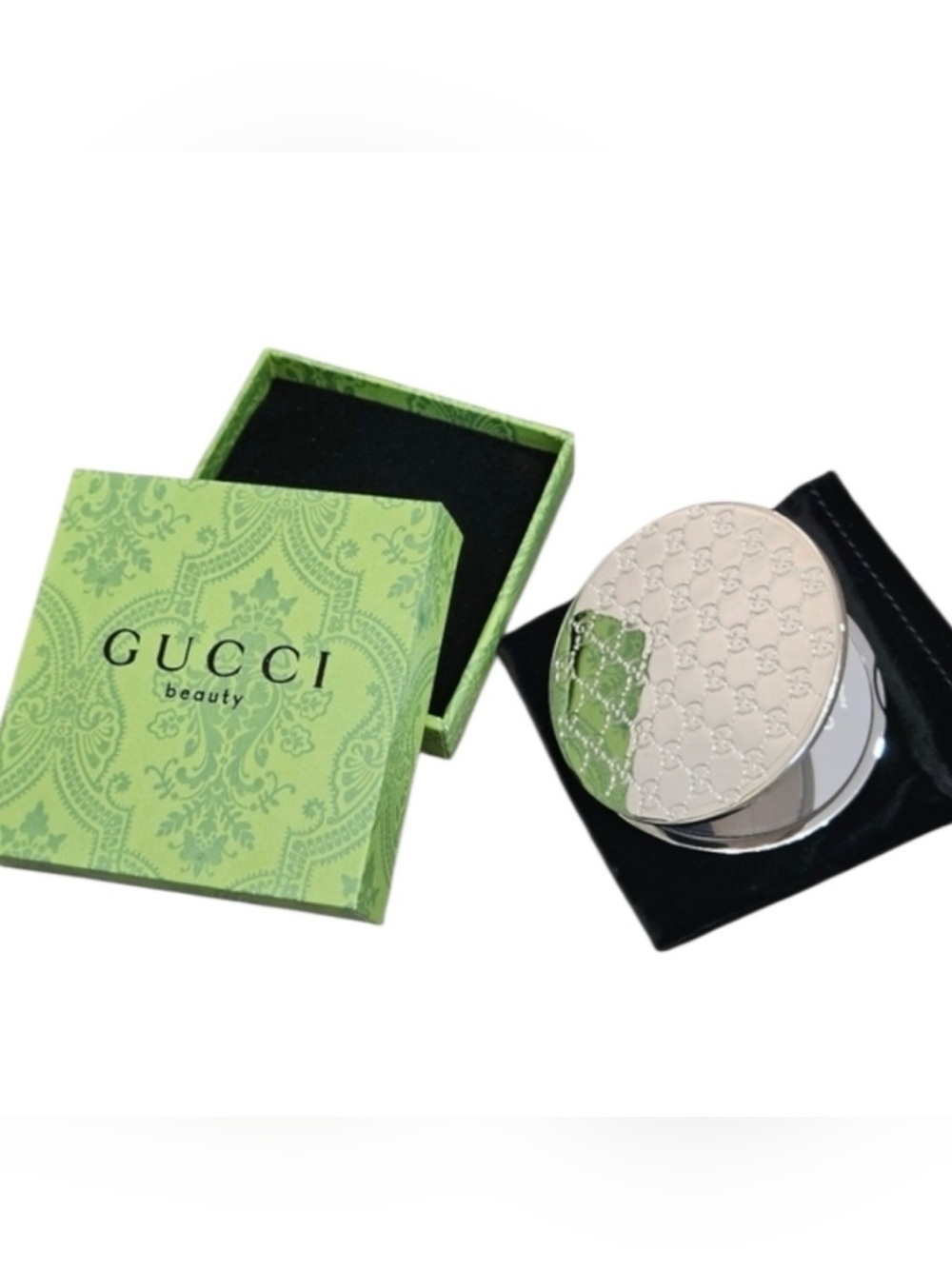 Gucci Beauty GG Monogram NIB Mirror Compact GWP